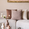 100% Feather Cushion Alpha Taupe Linen - Things I Like Things I Love