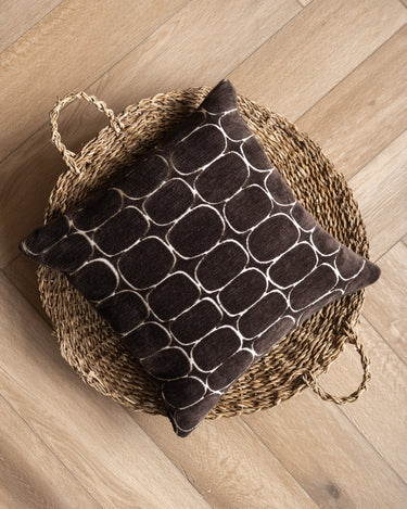 100% Feather Cushion Dothan Brown - Things I Like Things I Love