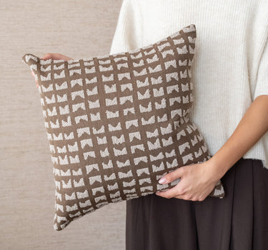 100% Veren Kussen Sontra Bruin - Things I Like Things I Love