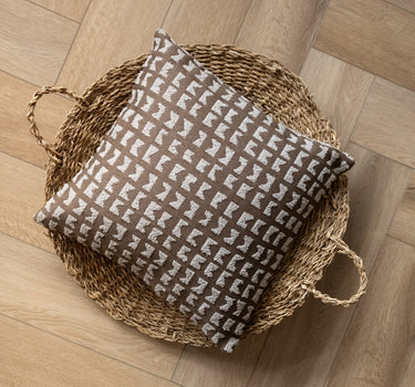 100% Veren Kussen Sontra Bruin - Things I Like Things I Love