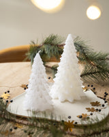 Xmas Candle Tree Spruce White