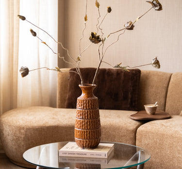 Bloomingville Kunstbloemen Poppy Stem Bruin