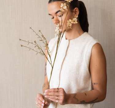 Kunstbloemen Jasmine Beige