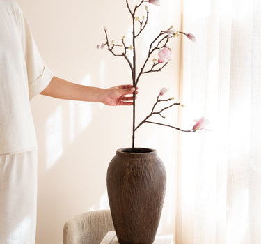 Kunstbloemen Magnolia Roze