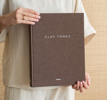 Deco / Opbergboek Clay Tones Linnen
