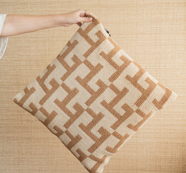 Kussen Ziggy Weave Ochre