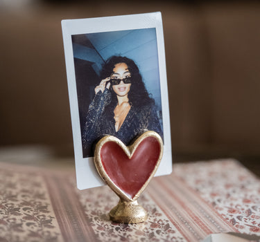Handmade Card Holder Heart Pyar