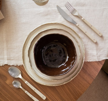 Handmade Medium Bowl Serpa Bruin