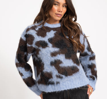 TILTIL Spotted Fia Pullover Lichtblauw