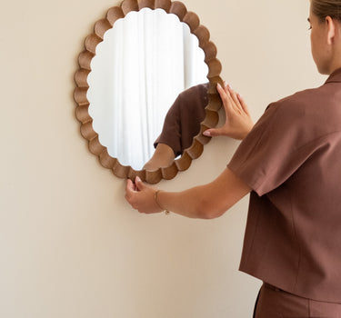 Spiegel Reno Hout