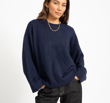 TILTIL Bora Pullover Dark Blue