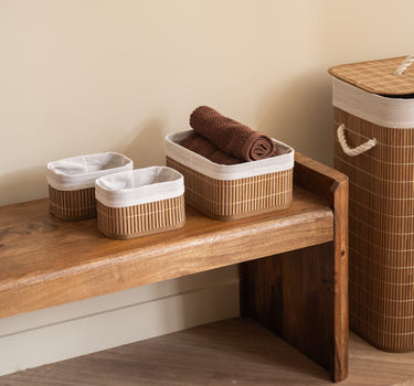 SET VAN 3 – Opbergmanden Lynn Bruin