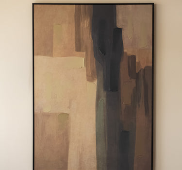 Groot Handgeschilderd Schilderij Earthbound