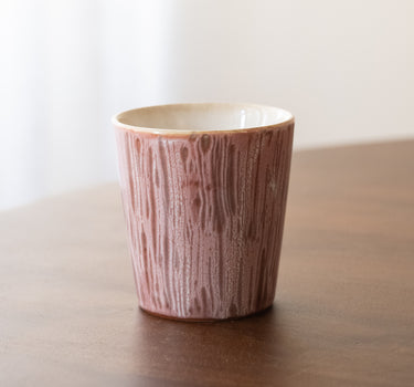 HKLIVING Kaffeetasse Rhabarber Rosa