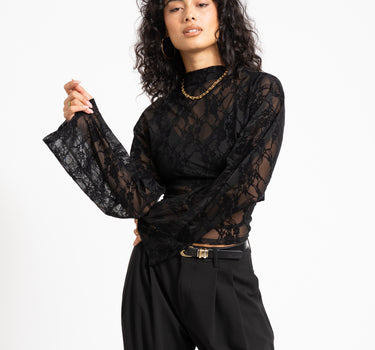 TILTIL Blair Lace Longsleeve Zwart