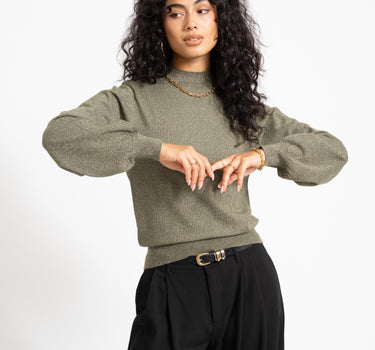 TILTIL Sparkle Turtleneck Green