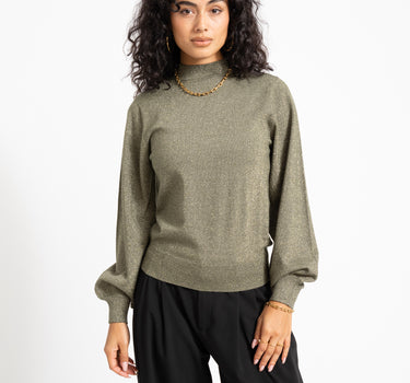 TILTIL Sparkle Turtleneck Green