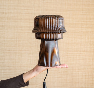 Table lamp Cadiz Glass Brown