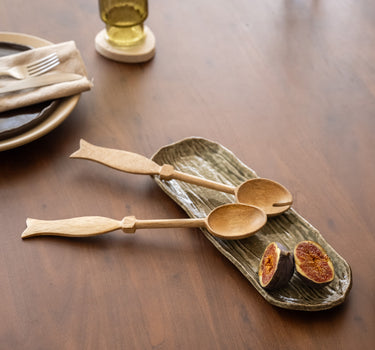 Bloomingville Saladebestek Seva Hout