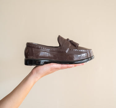 Bloempot Loafer Keramiek Bruin