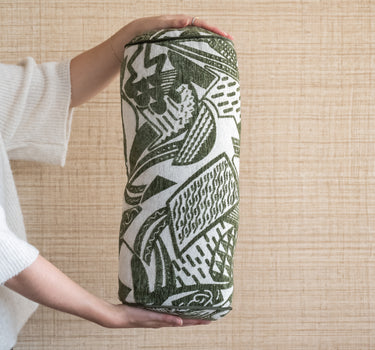 Bolster Kussen Indy Groen