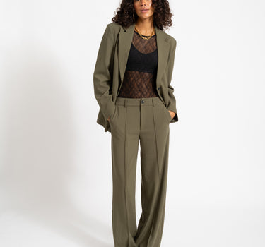 TILTIL Indy Open Back Blazer Groen