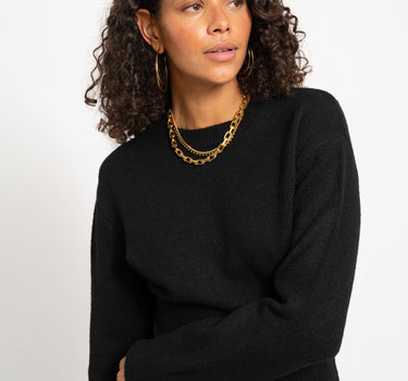 Sloan O-Neck Knit Black