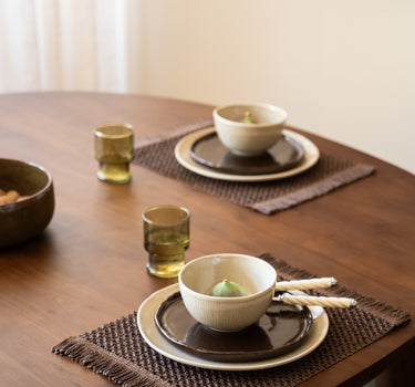 Placemat Gabriella Raffia Brown