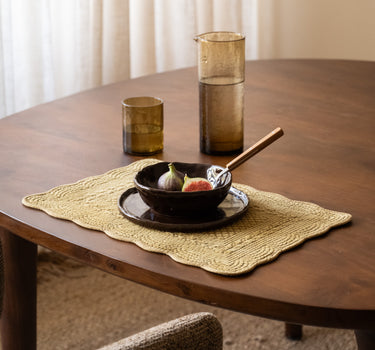 Delphine Placemat Olive Green
