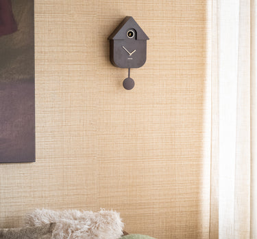Wandklok Moderne Koekoek Mauve / Bruin