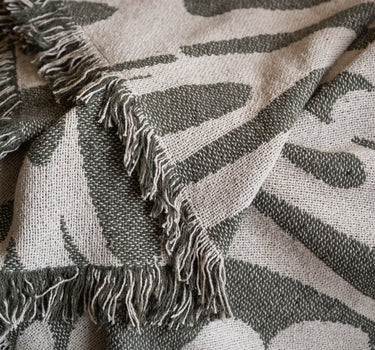 Bloomingville Plaid Alk Groen Gerecycled Katoen