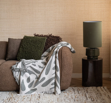 Bloomingville Plaid Alk Groen Gerecycled Katoen