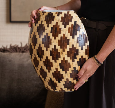 Decorative Vase Livia Brown
