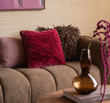 Cushion Cutie Fluffy Bordeaux