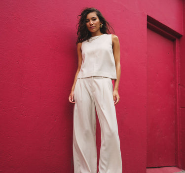 TILTIL Loma Ceder Pantalon Sand