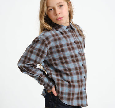 Jamie Check Flannel Shirt GIRLS Skyway Checkered