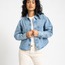 Alva Denim Shacket Light Blue - Things I Like Things I Love