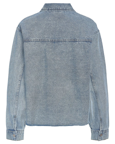Alva Denim Shacket Light Blue - Things I Like Things I Love