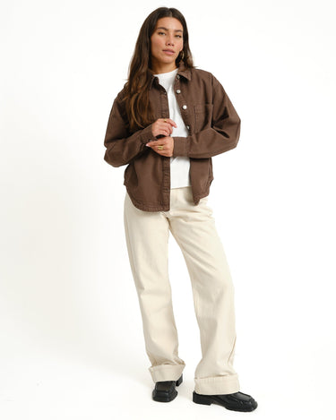 Alva Shacked Colored Chocolate Brown - Things I Like Things I Love