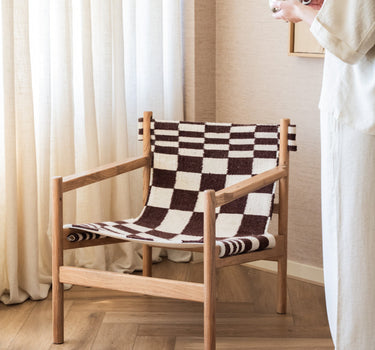 Armchair Zano Handwoven Kilim Check - Things I Like Things I Love