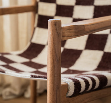 Armchair Zano Handwoven Kilim Check - Things I Like Things I Love