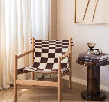 Armchair Zano Handwoven Kilim Check - Things I Like Things I Love