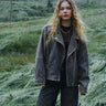 Ashley Leather Biker TIL Demitasse / Dark Brown - Things I Like Things I Love