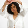 Ashley Tie V - Neck Shirt Sea Shells - Things I Like Things I Love