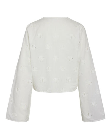 Ashley Tie V - Neck Shirt Sea Shells - Things I Like Things I Love
