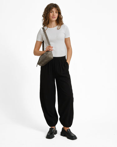 Aware Blaire Balloon Ankle Pants Black - Things I Like Things I Love
