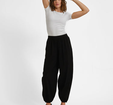 Aware Blaire Balloon Ankle Pants Black - Things I Like Things I Love