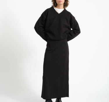 Aware Elani Ankle Skirt Black - Things I Like Things I Love