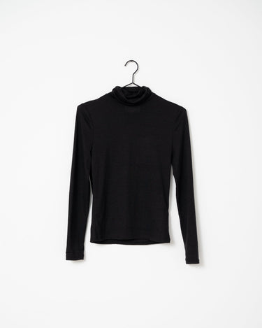 AWARE Glesha Roll Neck Top Black - Things I Like Things I Love
