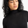 AWARE Glesha Roll Neck Top Black - Things I Like Things I Love